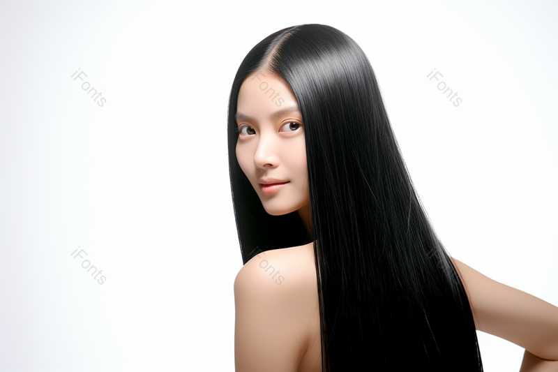 图片女性美发护发长头发折色背景,高清,摄影图,摄影图片,图片大全,摄影图免费下载